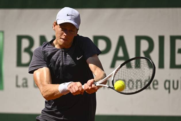 Jannik Sinner (ITA) TENNIS : Roland Garros 2023 - Paris - 01 06 2023 JBAutissier Panoramic 