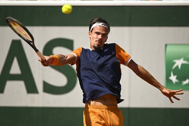 Daniel Altmaier (GER) TENNIS : Roland Garros 2023 - Paris - 01 06 2023 JBAutissier Panoramic 