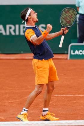 Daniel Altmaier (GER) jubelt nach dem Sieg, Jubel, Freude, Emotion Tennis - French Open 2023 - Grand Slam ATP, Tennis Herren WTA, Tennis Damen ITF - Roland Garros - Paris - - France - 1 June 2023. Copyright: xJuergenxHasenkopfx
