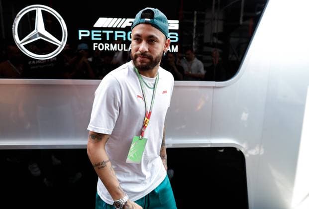Neymar (BRA), F1 Grand Prix of Spain at Circuit de Barcelona-Catalunya on June 1, 2023 in Barcelona, Spain. (Photo by HOCH ZWEI) Barcelona Spain
