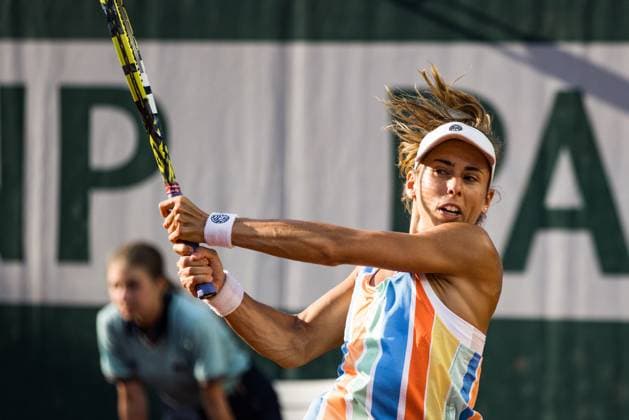 TENNIS - WTA, Tennis Damen French Open 2023 PARIS,FRANCE,01.JUN.23 - TENNIS - WTA Tour, French Open, Roland Garros, Grand Slam. Image shows Julia Grabher (AUT).  GEPAxpictures xFrancoisxAsal