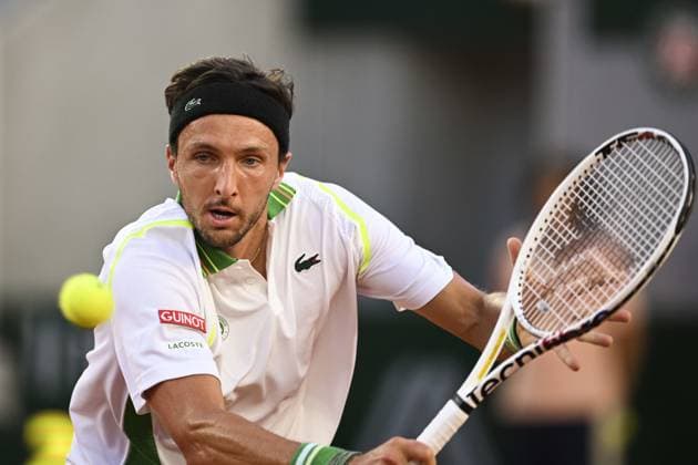 Arthur Rinderknech (Fra) TENNIS : Roland Garros 2023 - Paris - 01 06 2023 JBAutissier Panoramic 