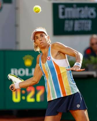 Julia Grabher Tennis - French Open 2023 - Grand Slam ATP, Tennis Herren WTA, Tennis Damen ITF - Roland Garros - Paris - - France - 1 June 2023. Copyright: xJuergenxHasenkopfx