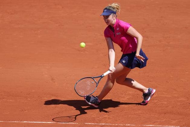 Linda Noskova, CZE, during second round of 2023 French Open at Roland Garros, Paris, 01 06 2023; -
