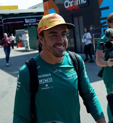 Formel 1 AWS Grand Prix von Spanien 2023 02.06.2023, Circuit de Catalunya, Barcelona, Formel 1 AWS Grand Prix von Spanien 2023 , im Bild Fernando Alonso (ESP), Aston Martin Aramco Cognizant Formula One Team