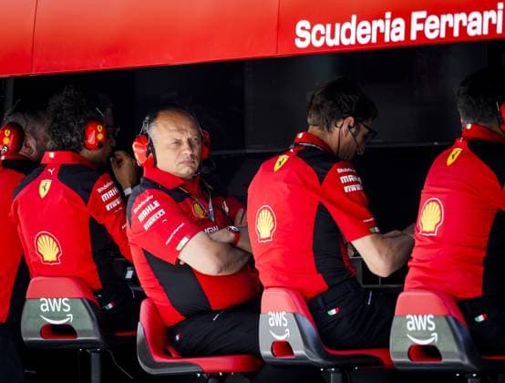 BARCELONA - Frederic Vasseur (Ferrari) during the 1st free practice for the Grand Prix of Spain. ANP SEM VAN DER WAL F1 Grand Prix of Spain - Practice 2023 xVIxANPxSportx xxANPxIVx 470739545 originalFilename: 470739545.jpg