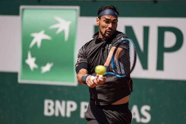 TENNIS - ATP, Tennis Herren French Open 2023 PARIS,FRANCE,02.JUN.23 - TENNIS - ATP World Tour, French Open, Roland Garros, Grand Slam. Image shows Fabio Fognini (ITA).  GEPAxpictures xFrancoisxAsal