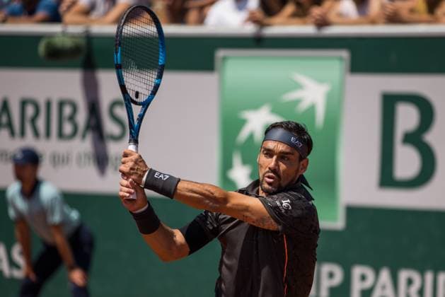TENNIS - ATP, Tennis Herren French Open 2023 PARIS,FRANCE,02.JUN.23 - TENNIS - ATP World Tour, French Open, Roland Garros, Grand Slam. Image shows Fabio Fognini (ITA).  GEPAxpictures xFrancoisxAsal