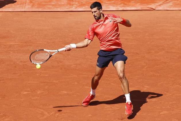 Novak Djokovic TENNIS : Roland-Garros 2023 - Paris - 02 06 2023 MichaelBaucher Panoramic 