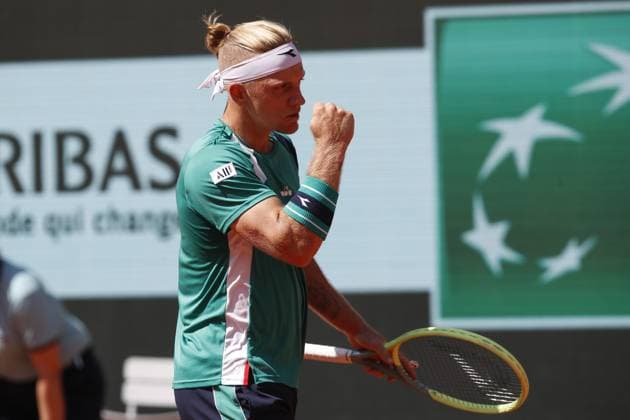 Alejandro Davidovich Fokina TENNIS : Roland-Garros 2023 - Paris - 02 06 2023 MichaelBaucher Panoramic 