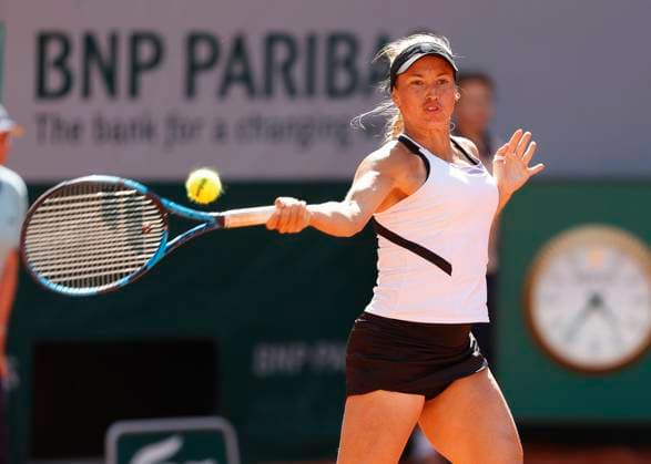 Yulia Putintseva Tennis - French Open 2023 - Grand Slam ATP, Tennis Herren WTA, Tennis Damen ITF - Roland Garros - Paris - - France - 2 June 2023. Copyright: xJuergenxHasenkopfx