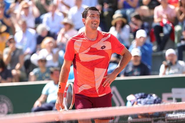 Sebastian Ofner, AUT, during third round of 2023 French Open at Roland Garros, Paris, 02 06 2023; -