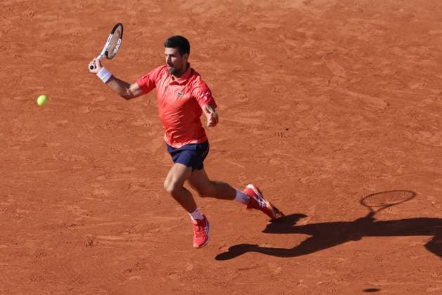 Novak Djokovic, SRB, during third round of 2023 French Open at Roland Garros, Paris, 02 06 2023; -