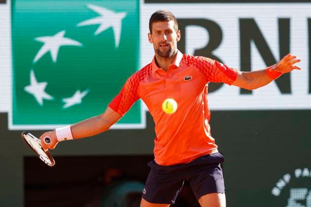 Novak Djokovic (SRB) Tennis - French Open 2023 - Grand Slam ATP, Tennis Herren WTA, Tennis Damen ITF - Roland Garros - Paris - - France - 2 June 2023. Copyright: xJuergenxHasenkopfx