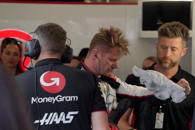 Formel 1 AWS Grand Prix von Spanien 2023 02.06.2023, Circuit de Catalunya, Barcelona, Formel 1 AWS Grand Prix von Spanien 2023 , im Bild Nico Hülkenberg (DEU), Moneygram Haas F1 Team