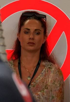 Formel 1 AWS Grand Prix von Spanien 2023 02.06.2023, Circuit de Catalunya, Barcelona, Formel 1 AWS Grand Prix von Spanien 2023 , im Bild Egle Ruskyte, Ehefrau von Nico Hülkenberg (DEU), Moneygram Haas F1 Team