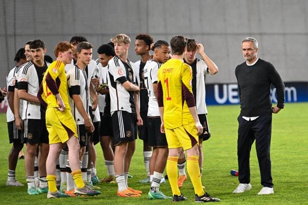 UEFA European Football Championship - Under 17 Final - Germany vs France Happiness of Germany U17, U 17 after winning the final Under-17 Championship Hungary 2023 soccer match vs. France U17 at the Nandor Hidegkuti Stadion stadium in Budapest, Hungary, 2nd of June 2023 Budapest Hidegkuti Nandor Stadium Hungary Copyright: xVinnyxOrlandox xLiveMediax LPS_959029