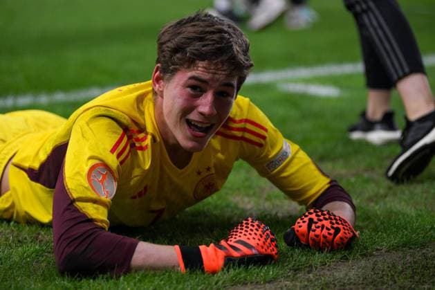 UEFA European Football Championship - Under 17 Final - Germany vs France Happiness of Germany U17, U 17 Ä™s Max Schmitt after winning the final Under-17 Championship Hungary 2023 soccer match vs. France U17 at the Nandor Hidegkuti Stadion stadium in Budapest, Hungary, 2nd of June 2023 Budapest Hidegkuti Nandor Stadium Hungary Copyright: xVinnyxOrlandox xLiveMediax LPS_959033