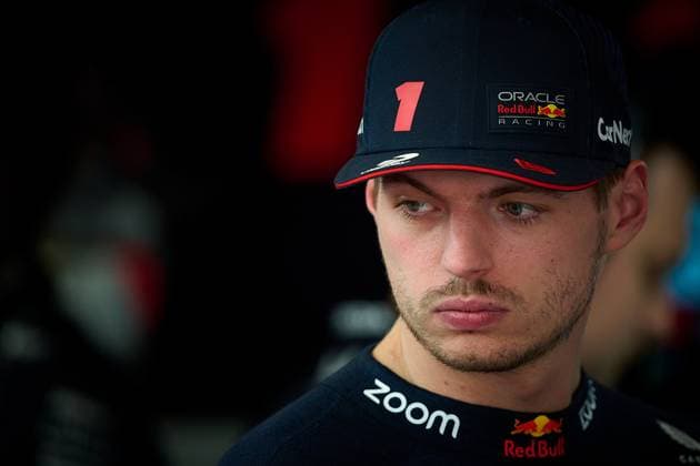 (230603) -- MONTMELO, June 3, 2023 -- Red Bull Racing s Dutch driver Max Verstappen reacts before a practice session of the 2023 Formula One Spanish Grand Prix at the Catalunya Circuit in Montmelo June 2, 2023. (Photo by Xinhua) (SP)SPAIN-BARCELONA-F1-SPANISH GRAND PRIX-PRACTICE PabloxMorano 
