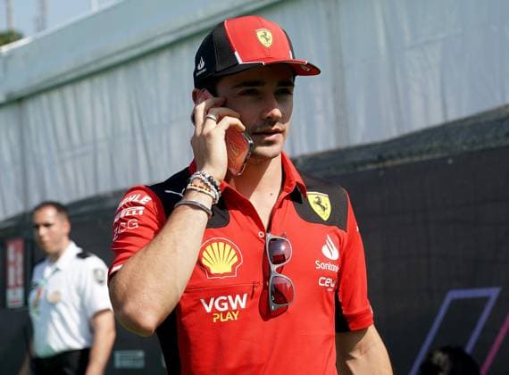Formel 1 AWS Grand Prix von Spanien 2023 03.06.2023, Circuit de Catalunya, Barcelona, Formel 1 AWS Grand Prix von Spanien 2023 , im Bild Charles Leclerc (MCO), Scuderia Ferrari