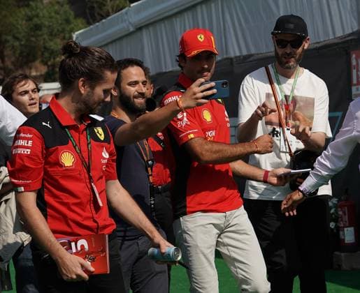 Formel 1 AWS Grand Prix von Spanien 2023 03.06.2023, Circuit de Catalunya, Barcelona, Formel 1 AWS Grand Prix von Spanien 2023 , im Bild Carlos Sainz Jr. (ESP), Scuderia Ferrari