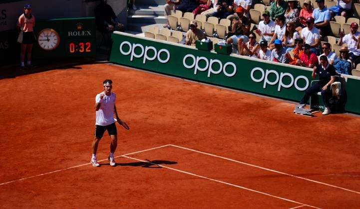 Mandatory Credit: Photo by Javier Garcia Shutterstock (13944030am) Thiago Seyboth Wild celebrates taking the opening set in 32 minutes French Open Tennis, Day 7, Roland Garros, Paris, France - 03 June 2023 French Open Tennis, Day 7, Roland Garros, Paris, France - 03 June 2023  Copyright: xJavierxGarcia Shutterstockx 13944030am