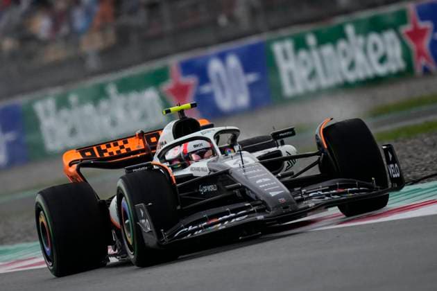 F1 Grand Prix of Spain - Qualifying Lando Norris of Great Britain driving the (4) McLaren MCL60 Mercedes during qualifying ahead of the F1 Grand Prix of Spain at Circuit de Barcelona-Catalunya on June 3, 2023 in Barcelona, Spain. Barcelona Spain  Copyright: xJosexBretonx originalFilename:breton-f1grandp230603_npZ3J.jpg