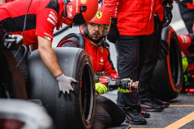 Scuderia Ferrari team, F1 Grand Prix of Spain at Circuit de Barcelona-Catalunya on June 3, 2023 in Barcelona, Spain. (Photo by HOCH ZWEI) Barcelona Spain