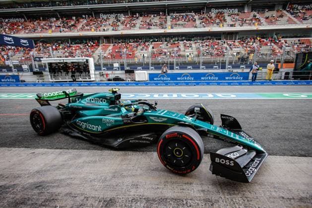 14 Fernando Alonso (ESP, Aston Martin Aramco Cognizant F1 Team), F1 Grand Prix of Spain at Circuit de Barcelona-Catalunya on June 3, 2023 in Barcelona, Spain. (Photo by HOCH ZWEI) Barcelona Spain