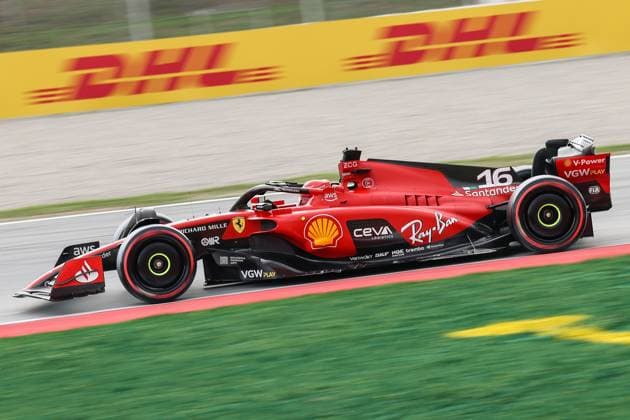 16 Charles Leclerc (MCO, Scuderia Ferrari), F1 Grand Prix of Spain at Circuit de Barcelona-Catalunya on June 3, 2023 in Barcelona, Spain. (Photo by HOCH ZWEI Italy Photo Press) (Verwendung nur in Deutschland - GERMANY ONLY) *** 16 Charles Leclerc MCO, Scuderia Ferrari , F1 Grand Prix of Spain at Circuit de Barcelona Catalunya on June 3, 2023 in Barcelona, Spain Photo by HOCH ZWEI Italy Photo Press Use only in Germany GERMANY ONLY 