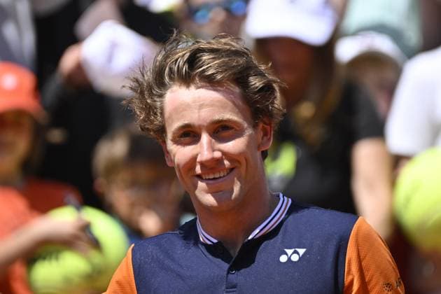Tennis : Roland Garros 2023 - France - Casper Ruud - Norvege Tennis : Roland Garros 2023 - France - 03 06 23 ChrysleneCaillaud Panoramic 