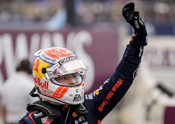BARCELONA - Max Verstappen (Red Bull Racing) reacts after qualifying for the Spanish Grand Prix. ANP SEM VAN DER WAL F1 Grand Prix of Spain - Qualifying 2023 xVIxANPxSportx xxANPxIVx 470811580 originalFilename: 470811580.jpg