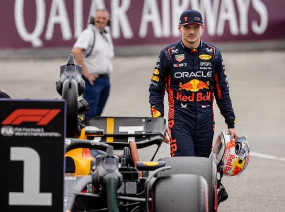 BARCELONA - Max Verstappen (Red Bull Racing) after qualifying for the Spanish Grand Prix. ANP SEM VAN DER WAL F1 Grand Prix of Spain - Qualifying 2023 xVIxANPxSportx xxANPxIVx 470812473 originalFilename: 470812473.jpg