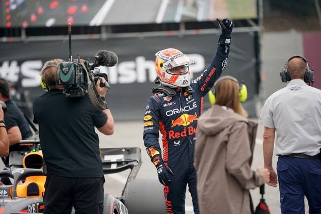 Formel 1 AWS Grand Prix von Spanien 2023 03.06.2023, Circuit de Catalunya, Barcelona, Formel 1 AWS Grand Prix von Spanien 2023 , im Bild Poleposition für Max Verstappen (NLD), Oracle Red Bull Racing