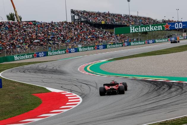 55 Carlos Sainz (ESP, Scuderia Ferrari), F1 Grand Prix of Spain at Circuit de Barcelona-Catalunya on June 3, 2023 in Barcelona, Spain. (Photo by HOCH ZWEI) Barcelona Spain