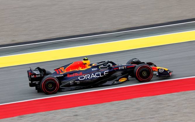 11 Sergio Perez (MEX, Oracle Red Bull Racing), F1 Grand Prix of Spain at Circuit de Barcelona-Catalunya on June 3, 2023 in Barcelona, Spain. (Photo by HOCH ZWEI) Barcelona Spain