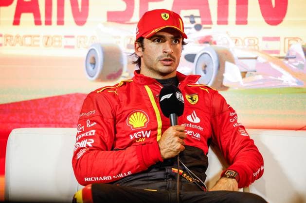 55 Carlos Sainz (ESP, Scuderia Ferrari), F1 Grand Prix of Spain at Circuit de Barcelona-Catalunya on June 3, 2023 in Barcelona, Spain. (Photo by HOCH ZWEI) Barcelona Spain