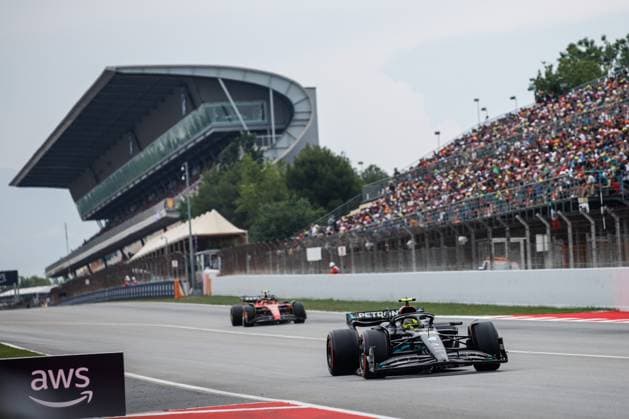 44 Lewis Hamilton (GBR, Mercedes-AMG Petronas F1 Team), F1 Grand Prix of Spain at Circuit de Barcelona-Catalunya on June 3, 2023 in Barcelona, Spain. (Photo by HOCH ZWEI) Barcelona Spain