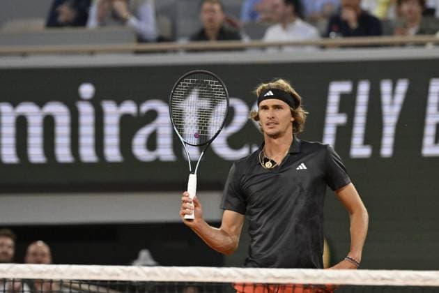 Tennis : Roland Garros 2023 - France - Alexander Zverev - Allemagne Tennis : Roland Garros 2023 - France - 03 06 23 ChrysleneCaillaud Panoramic 