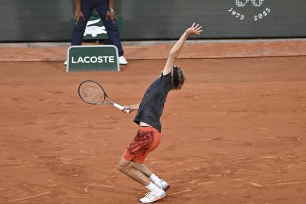 Tennis : Roland Garros 2023 - France - Alexander Zverev - Allemagne Tennis : Roland Garros 2023 - France - 03 06 23 ChrysleneCaillaud Panoramic 