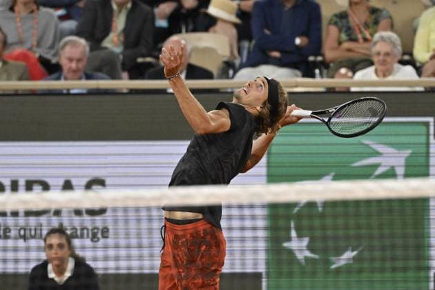 Tennis : Roland Garros 2023 - France - Alexander Zverev - Allemagne Tennis : Roland Garros 2023 - France - 03 06 23 ChrysleneCaillaud Panoramic 