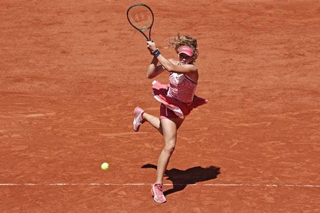 Mirra Andreeva, RUS, during third round of 2023 French Open at Roland Garros, Paris, 03 06 2023; -