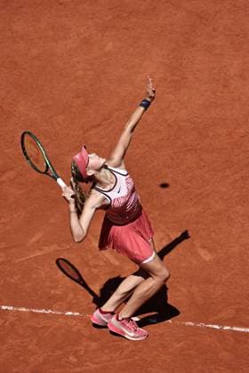 Mirra Andreeva, RUS, during third round of 2023 French Open at Roland Garros, Paris, 03 06 2023; -