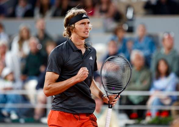 Alexander Zverev macht die Faust und jubelt, Jubel, Freude, Emotion Copyright: xJuergenxHasenkopfx