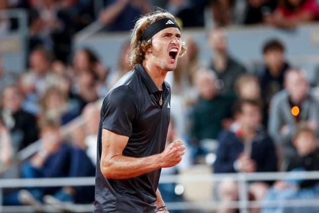 Alexander Zverev macht die Faust und jubelt, Jubel, Freude, Emotion Copyright: xJuergenxHasenkopfx