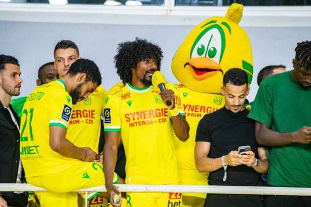 Samuel Moutoussamy (FC NANTES) FOOTBALL : FC Nantes x SCO Angers - Ligue 1 - JournÃ e 38 - 03 06 2023 BaptisteAutissier Panoramic 