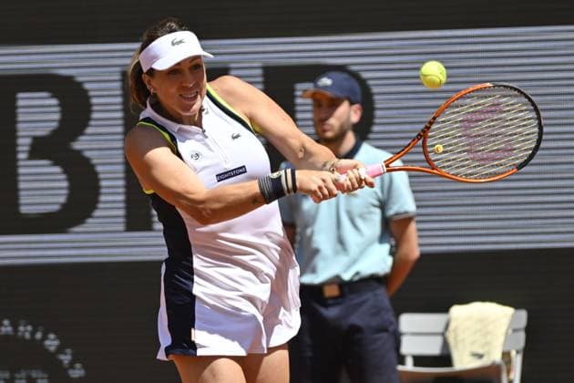 Tennis : Roland Garros 2023 - France - Anastasia Pavlyuchenkova - Russie Tennis : Roland Garros 2023 - France - 04 06 23 ChrysleneCaillaud Panoramic 