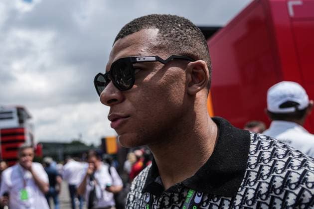 ESP: F1 Grand Prix of Spain. Career. Kylian Mbappe during career ahead of the F1 Grand Prix of Spain at Circuit de Barcelona-Catalunya on June 4, 2023 in Barcelona, Spain. Copyright: xSergioxRuizx xPRESSINx PS_230604_023