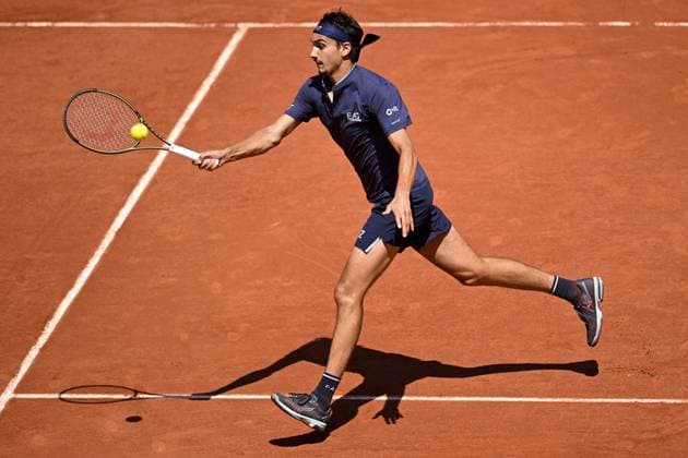 Lorenzo Sonego (Ita) TENNIS : Roland Garros 2023 - Paris - 04 06 2023 JBAutissier Panoramic 
