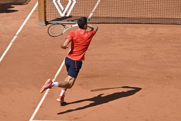 Tennis : Roland Garros 2023 - France - Novak Djokovic - Serbie Tennis : Roland Garros 2023 - France - 04 06 23 ChrysleneCaillaud Panoramic 